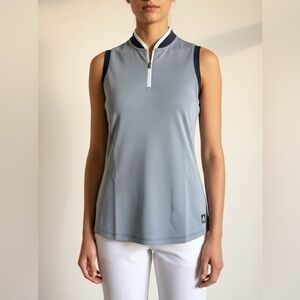 Adidas Gray and Black Sleeveless Tank Top